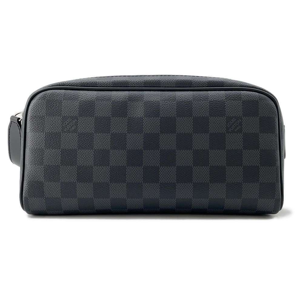 Louis Vuitton Dopp Black Damier Shoulder Graphite Black Bag - Picture 2 of 6